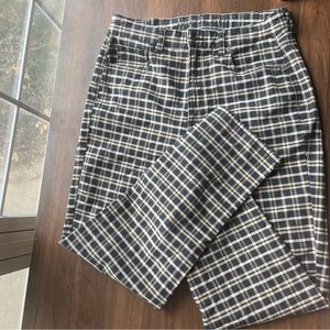 American Eagle Plaid Stretch Pants!